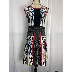 Patterned Sweater Dress